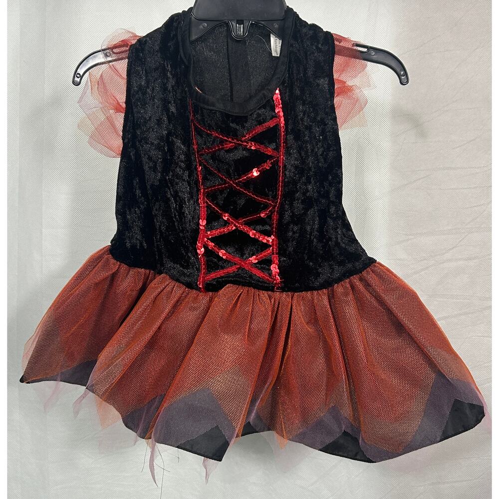 Doggiduds Medium Black & Orange Witch Dress Costume for Dogs